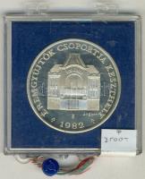 1982. "MÉE-Keszthely" Ag emlékérem (39g) T:PP eredeti plombált plasztiktokban!