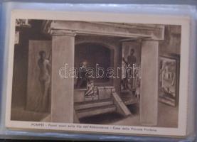 33 db régi dél-olasz városképes lap fotóalbumban / 33 South Italian cards in a photo album