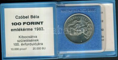 1983. 100Ft "Czóbel" T:Bu Eredeti tokban, tanúsítvánnyal!