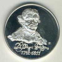 1987. "MÉE-Bessenyei" Ag emlékérem (35g) T:PP R!