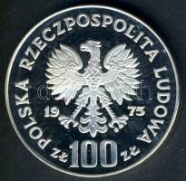Lengyelország 1975. 100Zl Ag "Királyi kastély Varsóban" T:PP