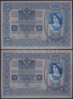 1902. 1000K függőleges "Deutschösterreich" fny-al, apró szakadás T:I,II+