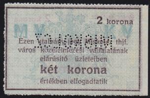 Miskolc 1916. 2K "MISKOLCZ" perforációval T:I