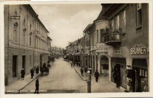 Rimaszombat with the boutiques of Póczos and Brünner So.Stpl