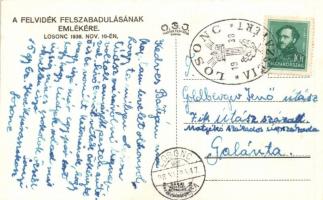 Losonc entry of the Hungarian troops So.Stpl