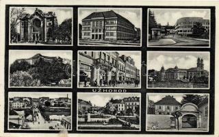 Ungvár with synagogue So.Stpl