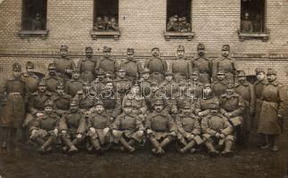 Klagenfurt military WWI soldiers group photo