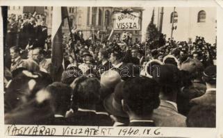 Nagyvárad entry of the Hungarian troops So.Stpl (EK)