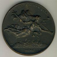 1986. "MÉE-Buda visszafoglalása" nagyméretű domború Br emlékplakett T:2