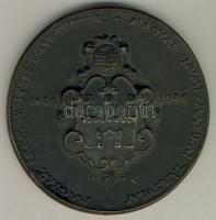 1986. "MÉE-Buda visszafoglalása" nagyméretű domború Br emlékplakett T:2