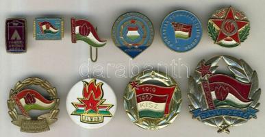 10db klf úttörő jelvény T:2