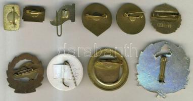 10db klf úttörő jelvény T:2