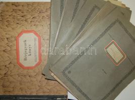 Vegyes bőripari okmány tétel: számlák, kimutatások, fizetési meghagyások, kérdőívek, bevallási ívek, stb.