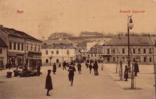Eger Kossuth Lajos tér Sir Gábor üzletével