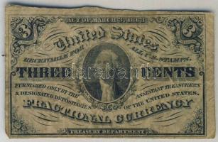 USA 1863. 3c "George Washington" T:III