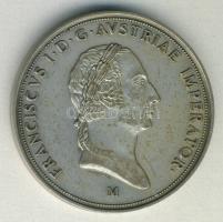 1822. I. Ferenc érem Ag jelzett utánverete (19.55g) T:2