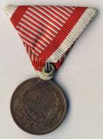 Bronz Vitézségi Érem "Der Tapferkeit" Br hadi érdemérem, szalaggal T:1-