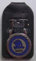 Régi Skoda gépjárműs kulcstartó szép állapotban