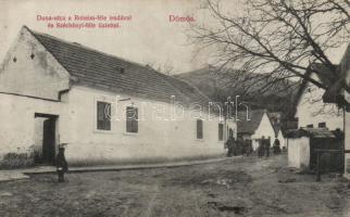 Dömös Duna utca a Roheim-féle irodával és a Széchenyi-féle üzlettel