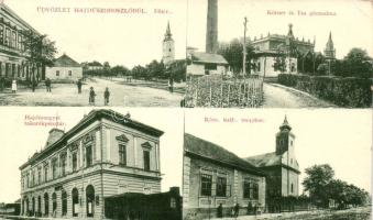 Hajdúszoboszló a Körner gőzmalommal és a Bika Szállodával (EK)