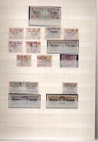 LENGYELORSZÁG, LETTORSZÁG, OROSZORSZÁG tartalmas okmánybélyeggyűjtemény, 850 klf., nagy berakóban / POLEN, LETTLAND, RUSSLAND Stempelmarkensammlung, 850 Stk im Steckbuch