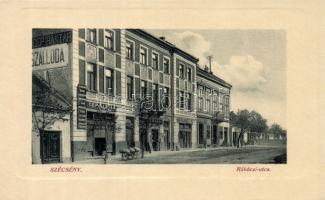 Szécsény Rákóczi utca Winternitz Vilmos gépraktárával