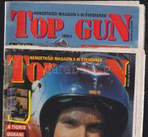 1992-1993 13 db Top Gun repülős magazin