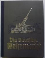 cca 1940 A német Wehrmacht komplett cigarettakép-gyűjtómappa 270 képpel szép állapotban / The Wehrma...