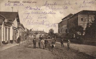 Kisújszállás Széchenyi utca Záhony Lajos üzletével