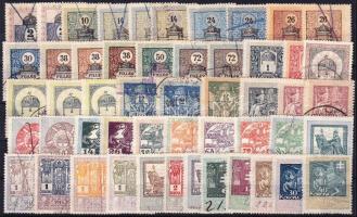 51 db háború előtti magyar okmánybélyeg