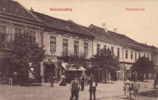 Sátoraljaújhely Széchenyi tér Lövy Adolf könyv- és papírkereskedévével