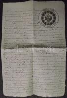 Oroszország 1896 Okmány 28 Rubeles szignettával, szép címeres vízjellel