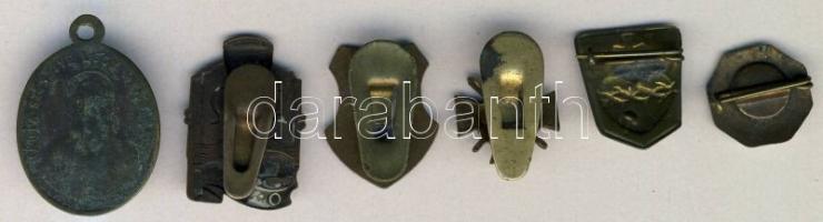 6db klf vegyes kitűző és medál tétel T:2