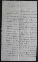 1815 Ex offo levél Venger Ignác a poszosnyi tankerület tanfelügyelőjétől saját kezű aláírásával és címeres viaszpecséttel / Official letter from the scholar district of Bratislava