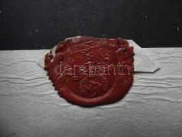 1815 Ex offo levél Venger Ignác a poszosnyi tankerület tanfelügyelőjétől saját kezű aláírásával és c...