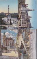 60 db vegyes, külföldi képeslap a 10-es 30-as évekből + 14 modern lap