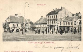 Nagykanizsa Erzsébet tér szállodával