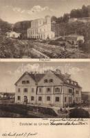 Úrkút bányatelep fémmosóval és irodával