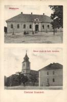 Sóskút községháza és katolikus templom