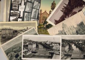 1900-1940 22 db judaika, közte 17 magyarországi zsinagóga/22 Stk Judaika dabei 17 Synagogen Ungarn