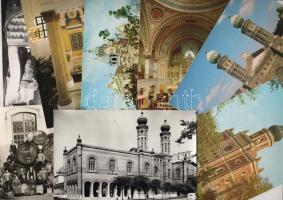 8 db modern judaika közte 6 magyarországi zsinagóga/8 Stk moderne Judaika dobei 6 synagogen Ungarn