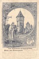 Nagyszeben Harteneck tower, folklore (EK)