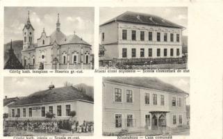 Telcs with Greek Catholic school and church