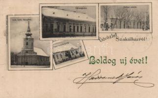 Szakálháza with the shop of Feszl