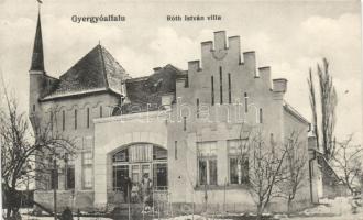 Gyergyóújfalu the villa of István Róth