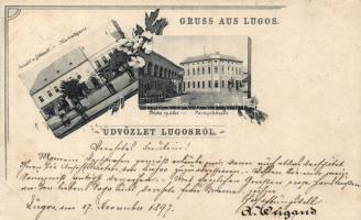 1897 Lugos with the shop of Izidor Deutsch