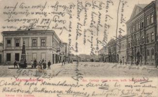 Marosvásárhely St György street with catholic girls school