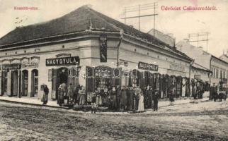 Csíkszereda Kossuth street the shop of Gyula Nagy