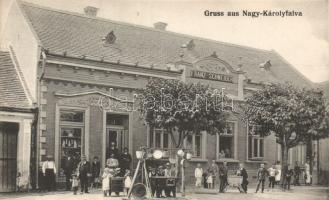 Nagykárolyfalva the ironware shop of Franz Schneider