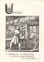 Book printers of Debrecen, 75th anniversary